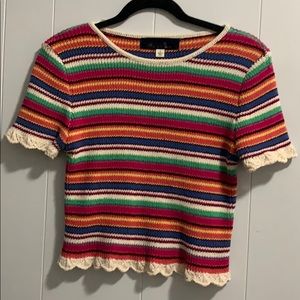 ⚡️BUNDLE SALE! Francesca’s Crotchet Sweater